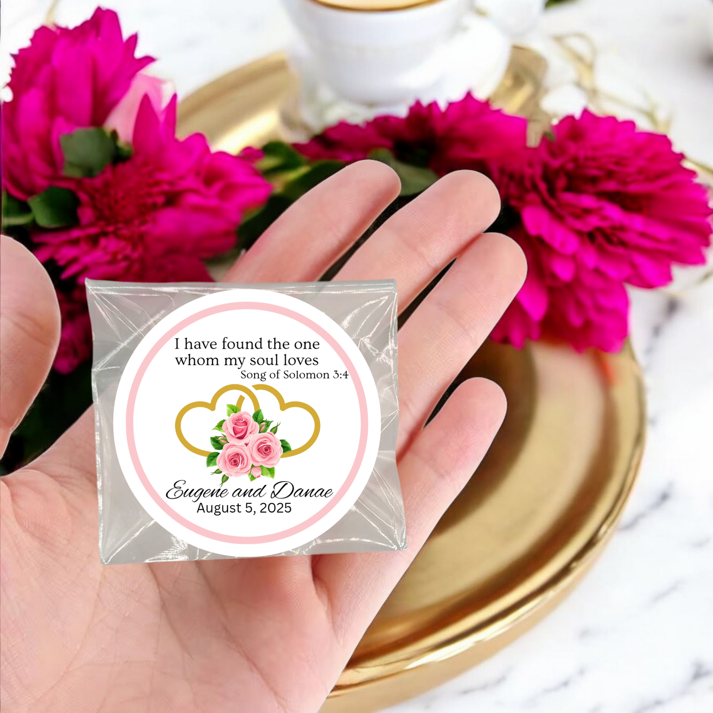 Heart Wedding Tea Bag Party Favor (Set of 20)