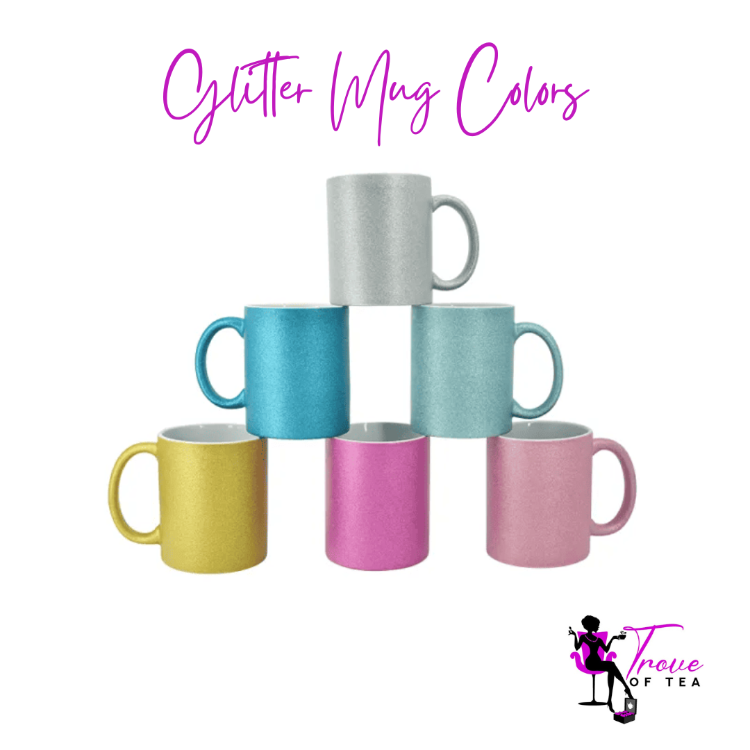 Stylish and Cute Tea  Glitter Mug