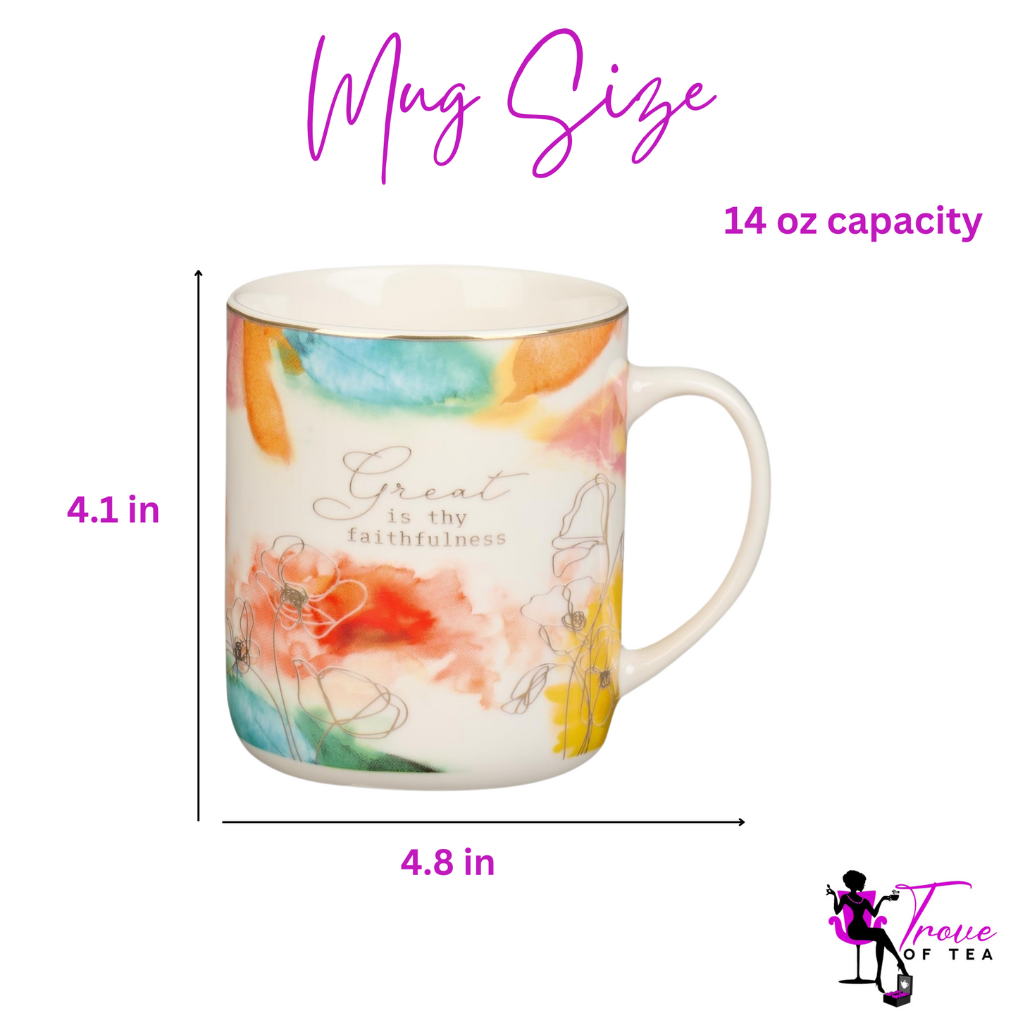 Great is Thy Faithfulness Mug  Size