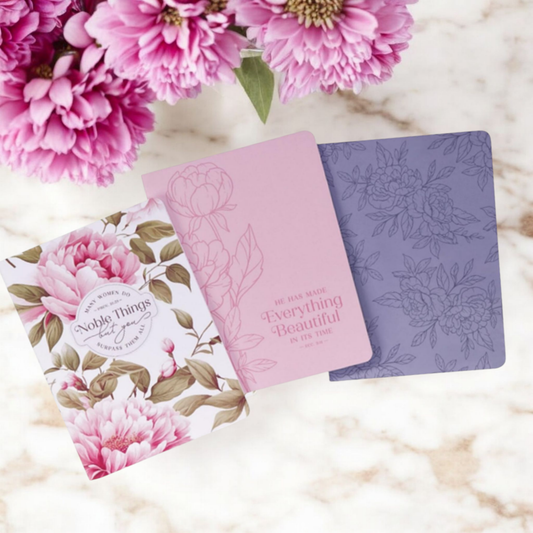 Proverbs 31 Woman Bible Verse Journal Set - 3 Journals - Proverbs 31:29