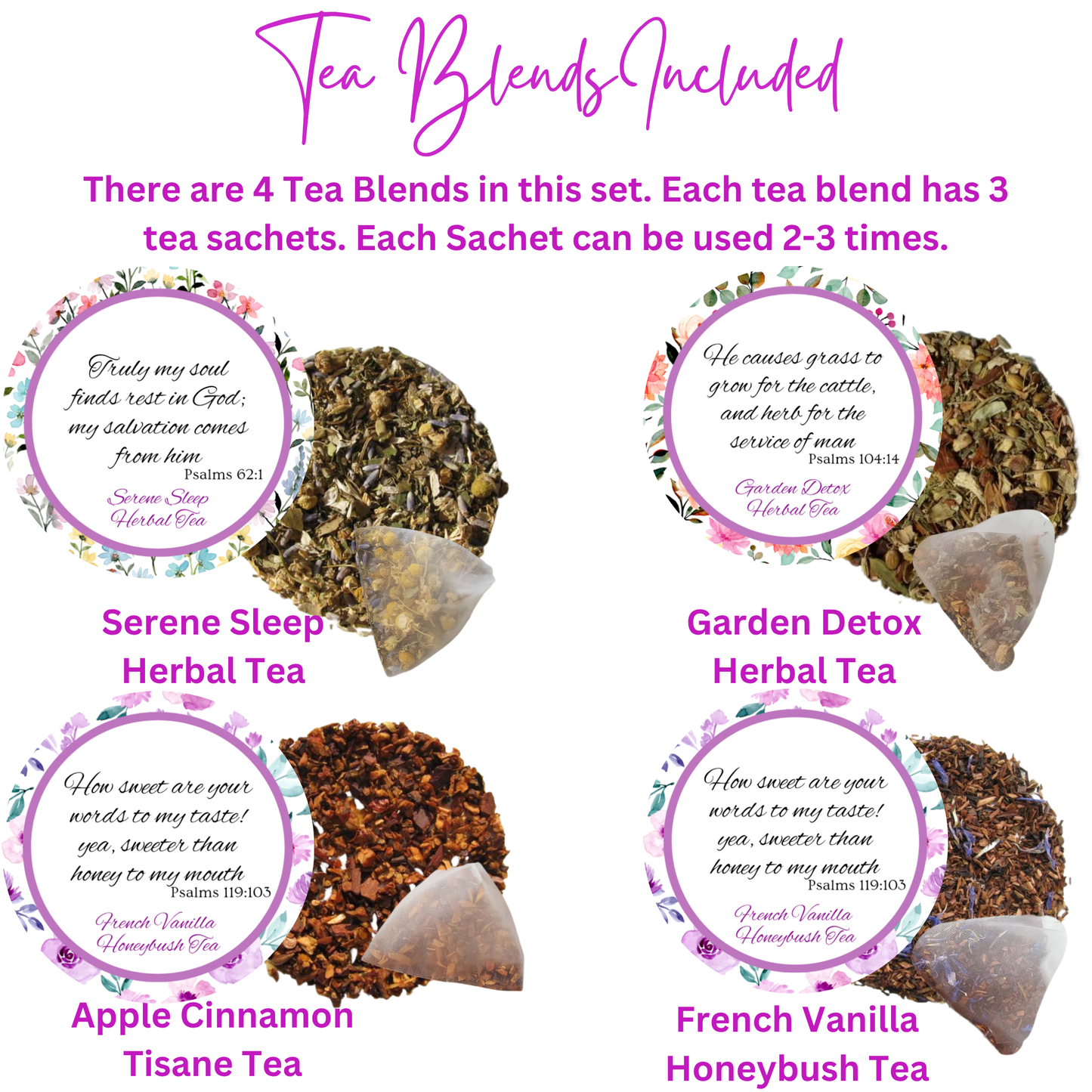 Rest in God Herbal Tea Sampler