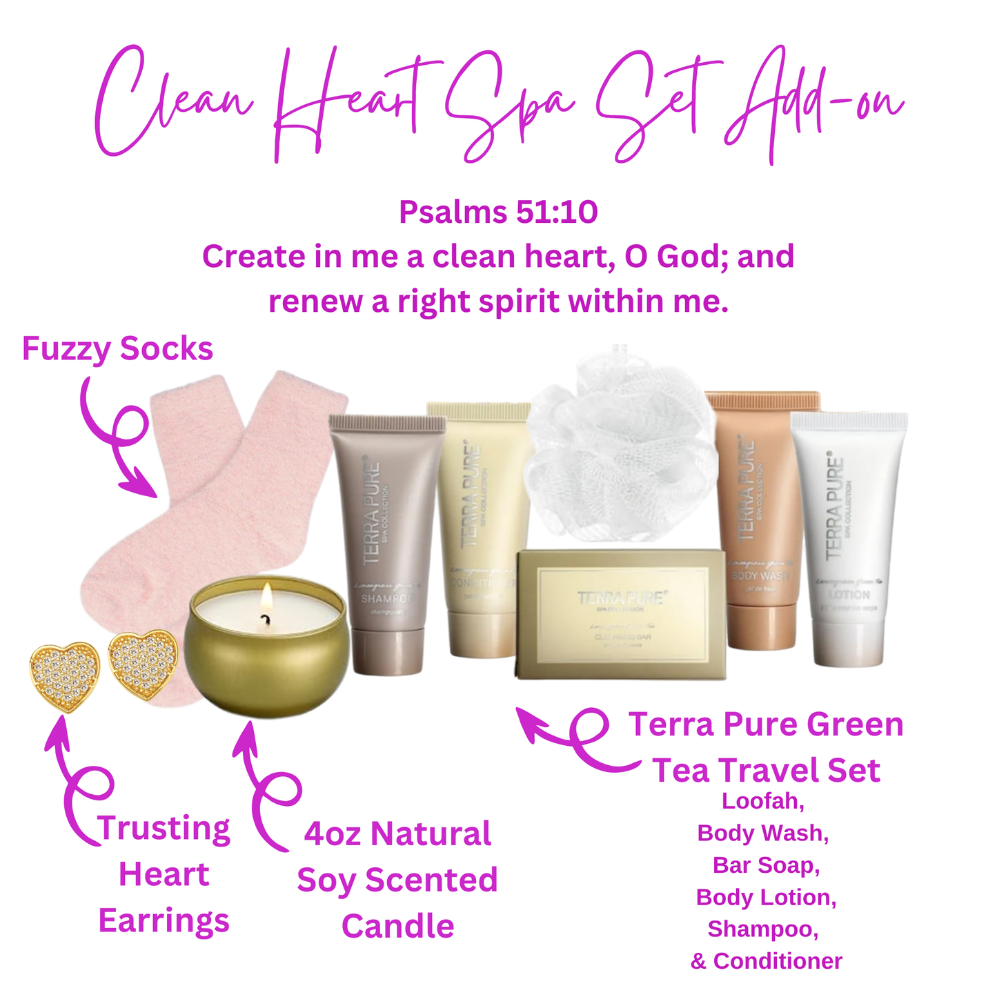 Seek and Find Winter Tea Sampler with Bible Verse Tea Tins