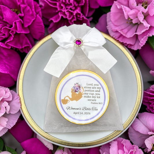 Teapot and Teacup Bible Retreat Ladies Tea Party Favors (Set of 10)