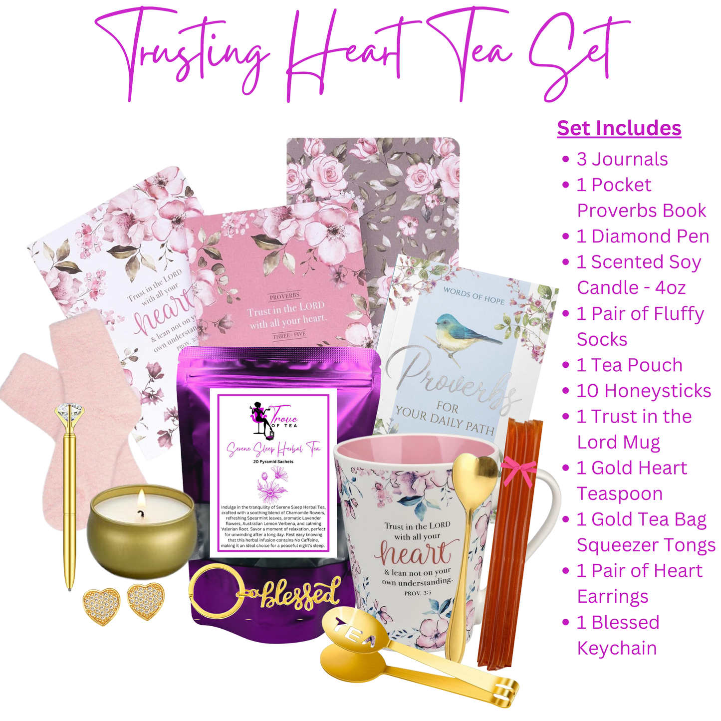 Trusting Heart Elevated Tea Set