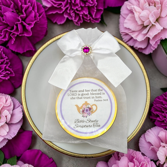 Teapot Scripture Tea Party Favors for Ladies (Set of 10)