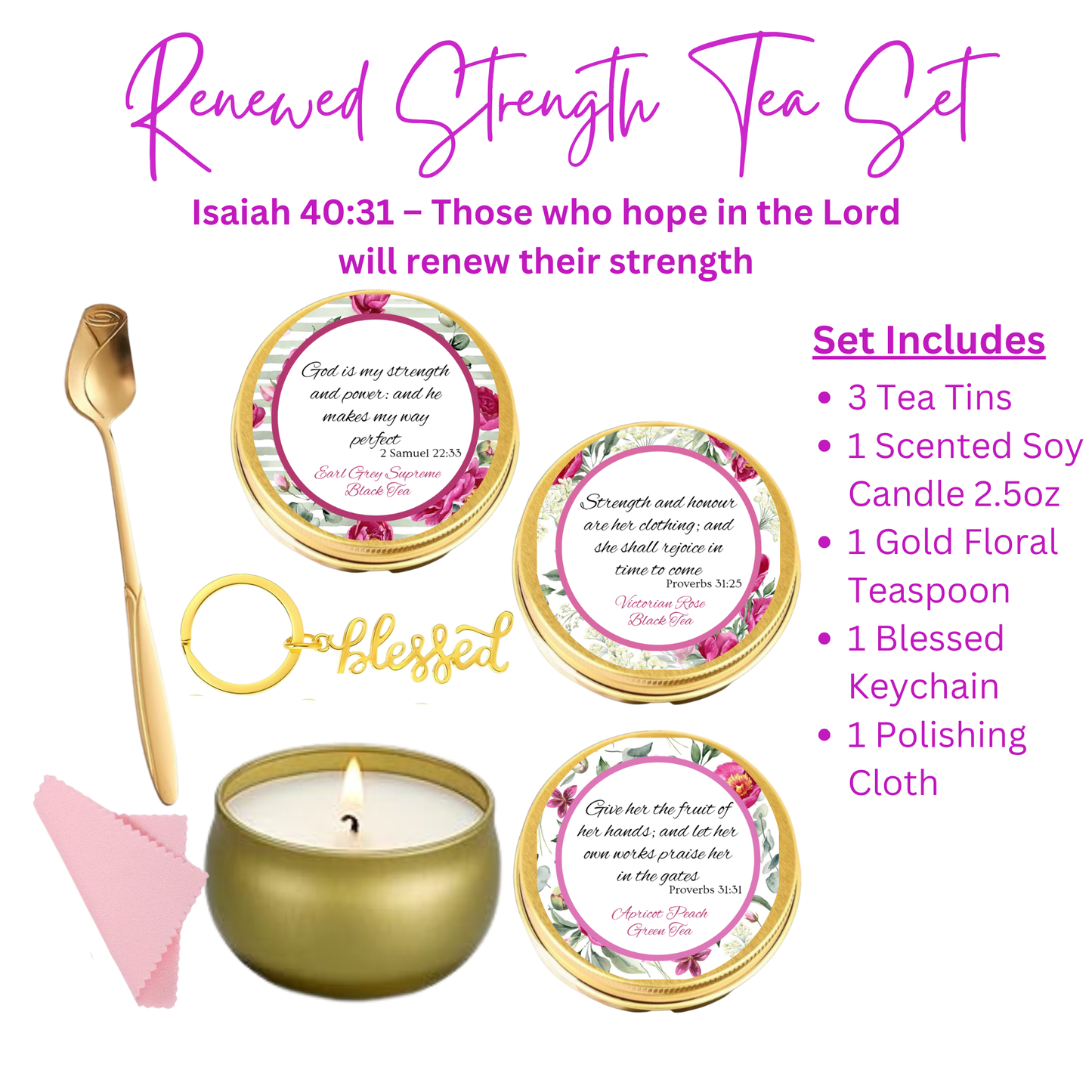 Renewed Strength Tea Set