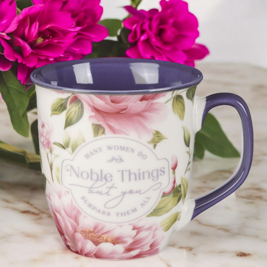 Proverbs 31 Woman Bible Verse Mug – Proverbs 31:29 - 14oz