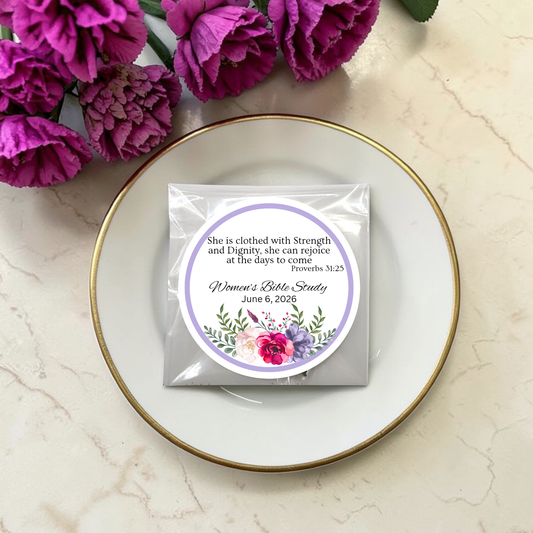 Bottom Floral Ladies Bible Verse Tea Bags (Set of 20)