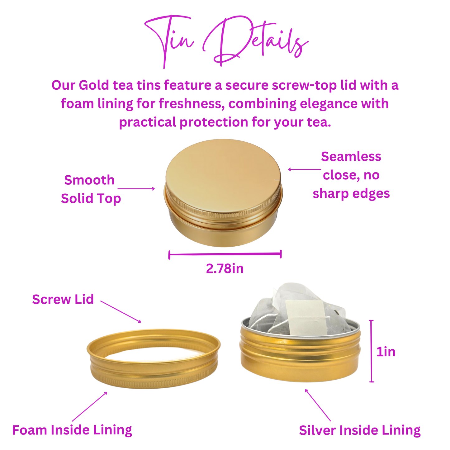 Island Praise Summer Tea Tin Gift Set with Bible Verses