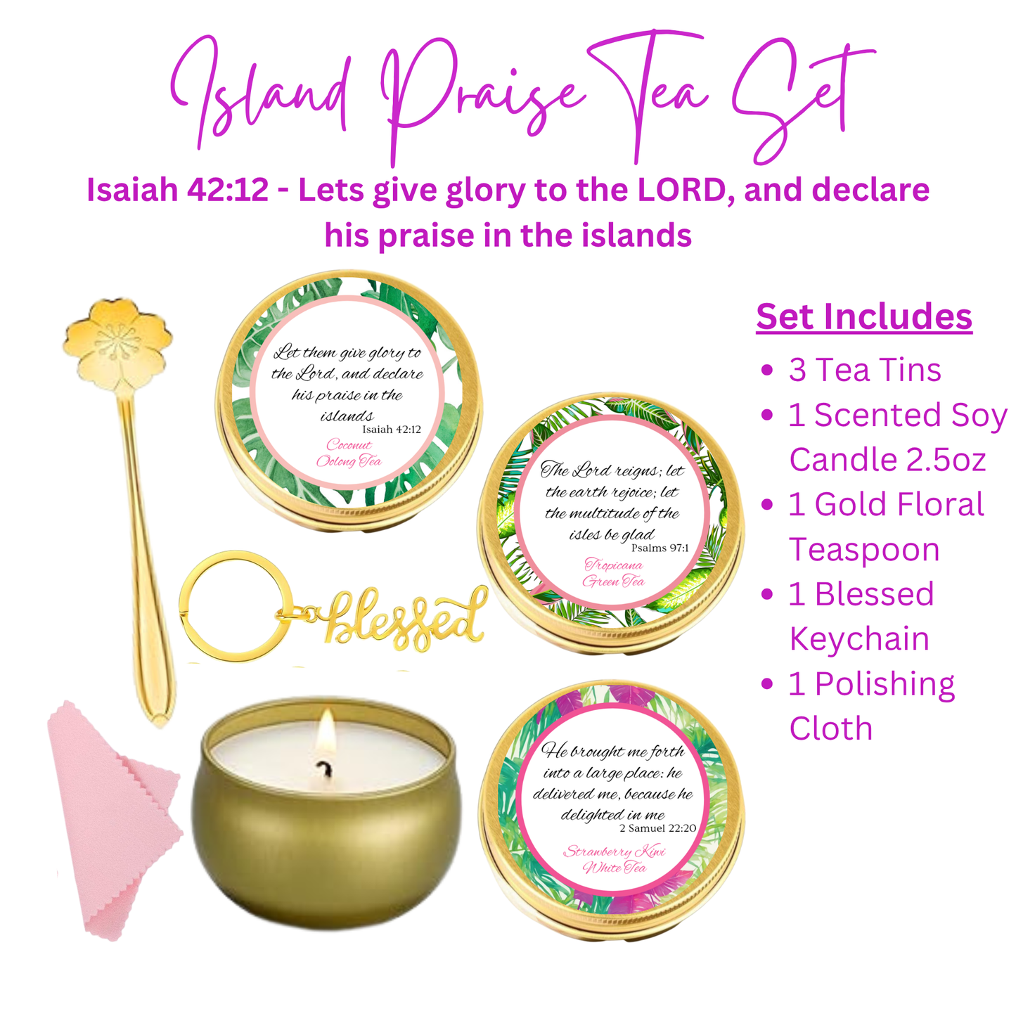 Island Praise Tea Set