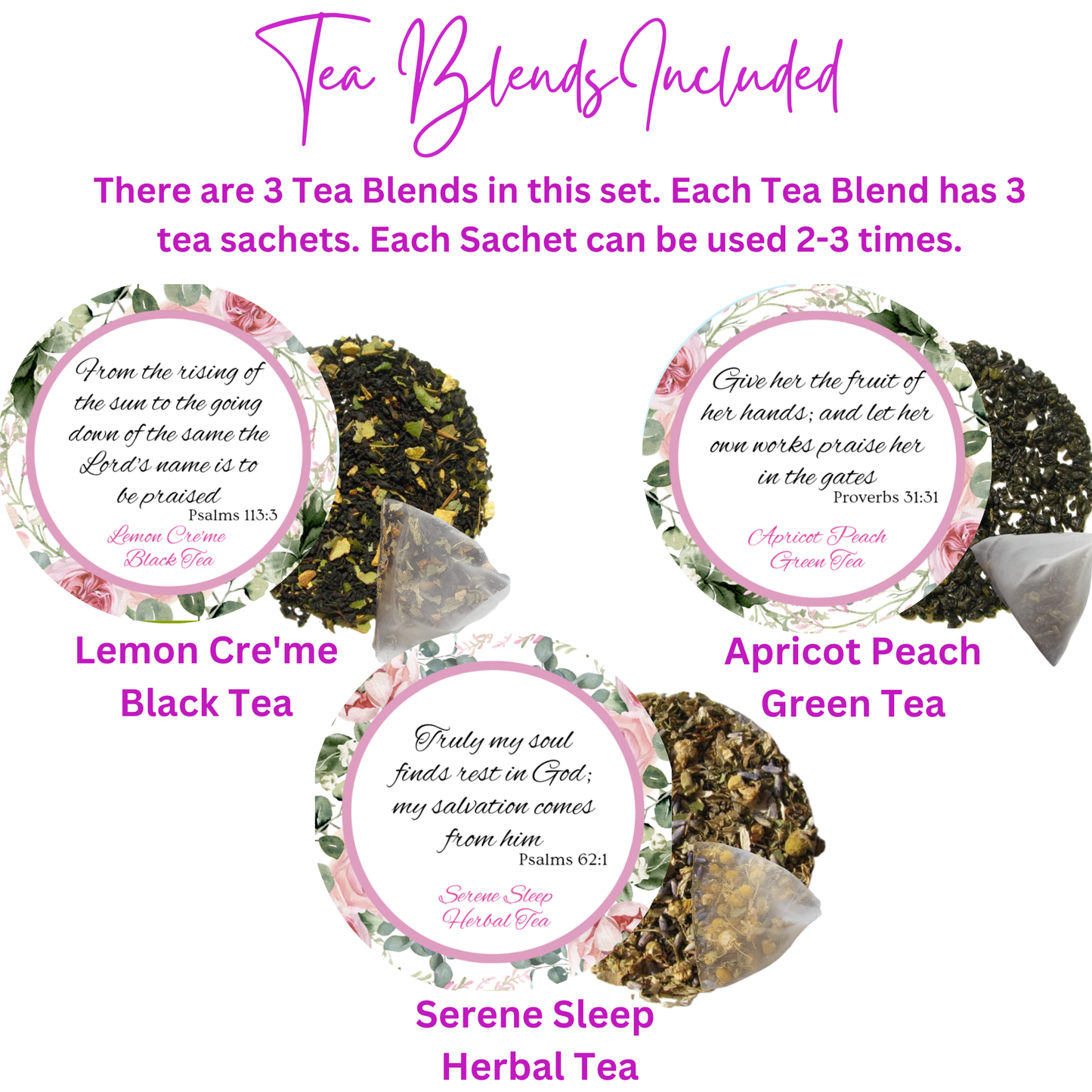 Proverbs 31 Woman Elevated Tea Set