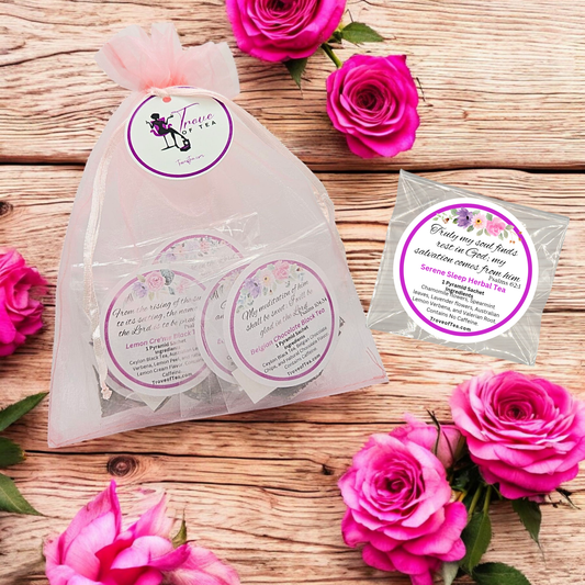 Taste and See Bible Verse Tea Sample Bag Set