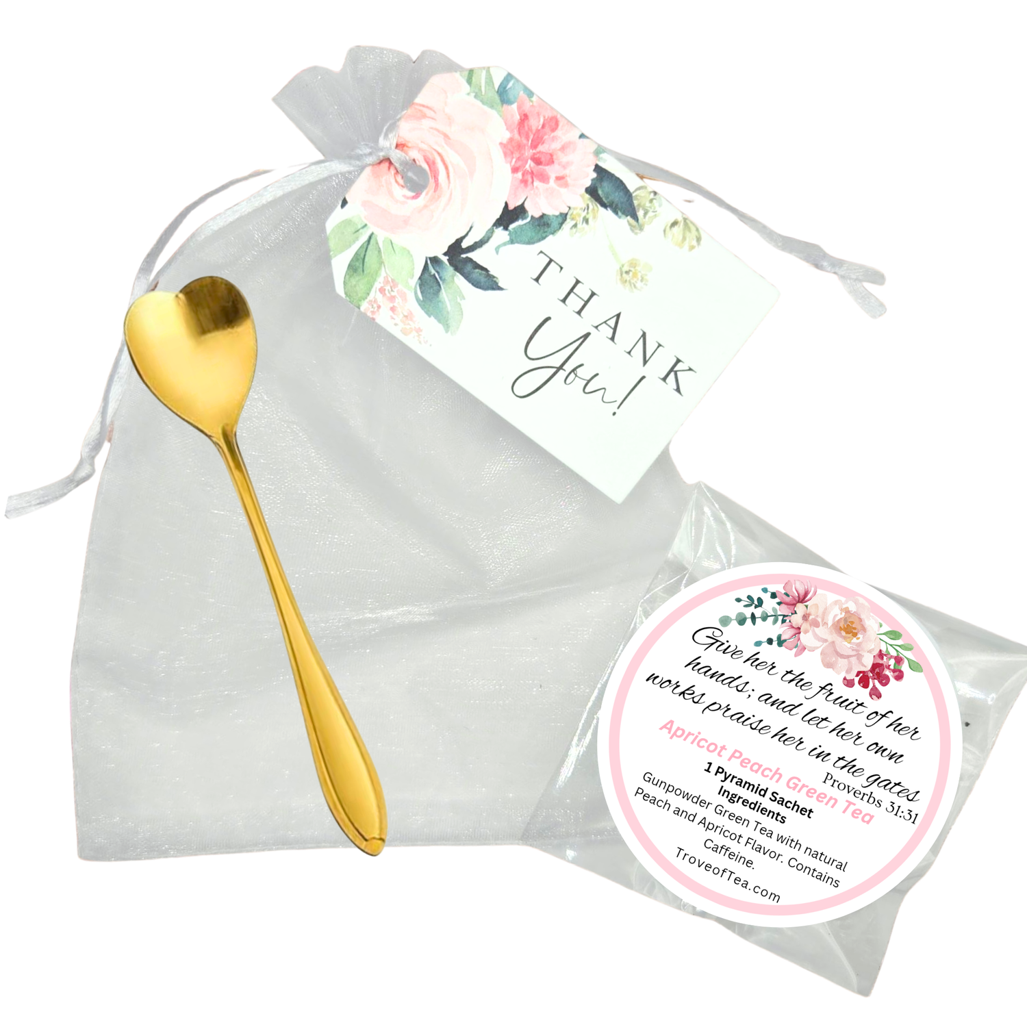 Bible Verse Teaspoon Favors