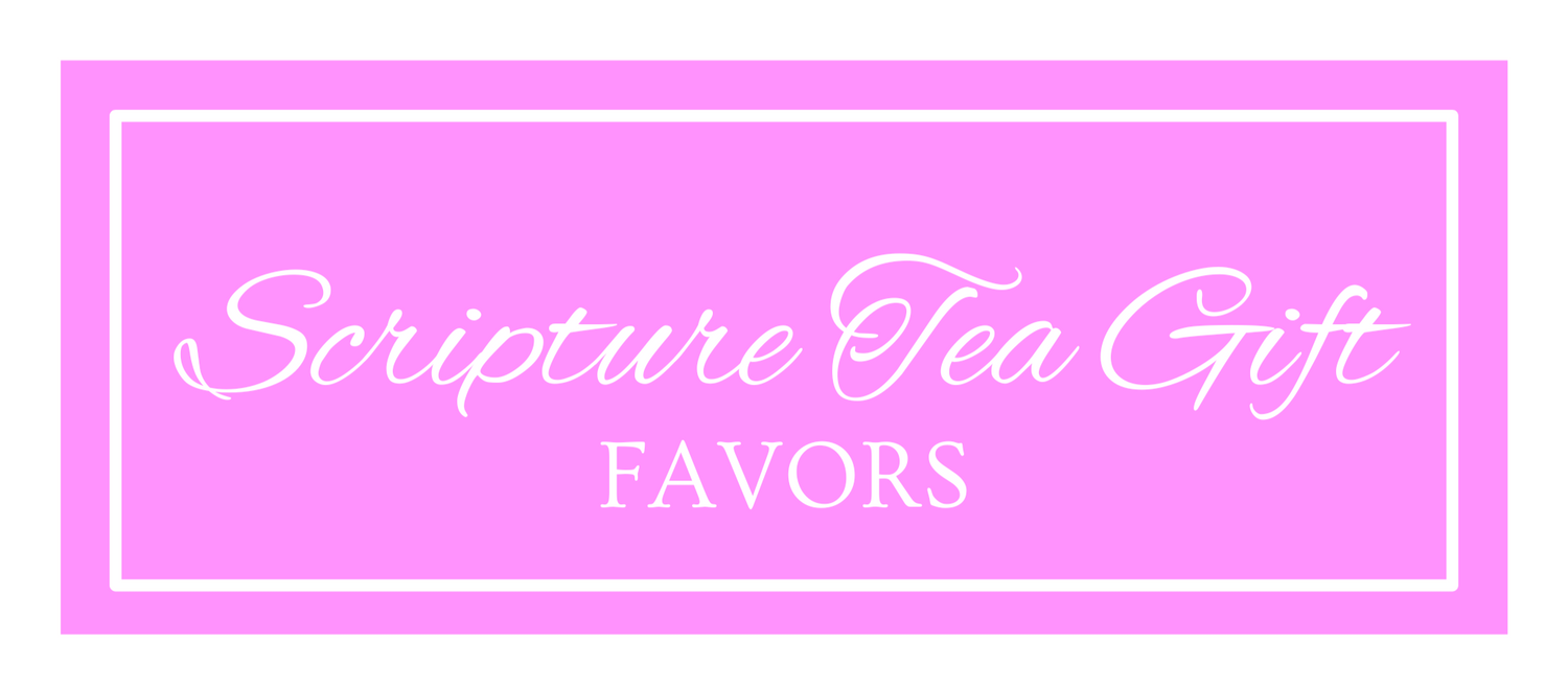 Scripture Tea Gift Favors