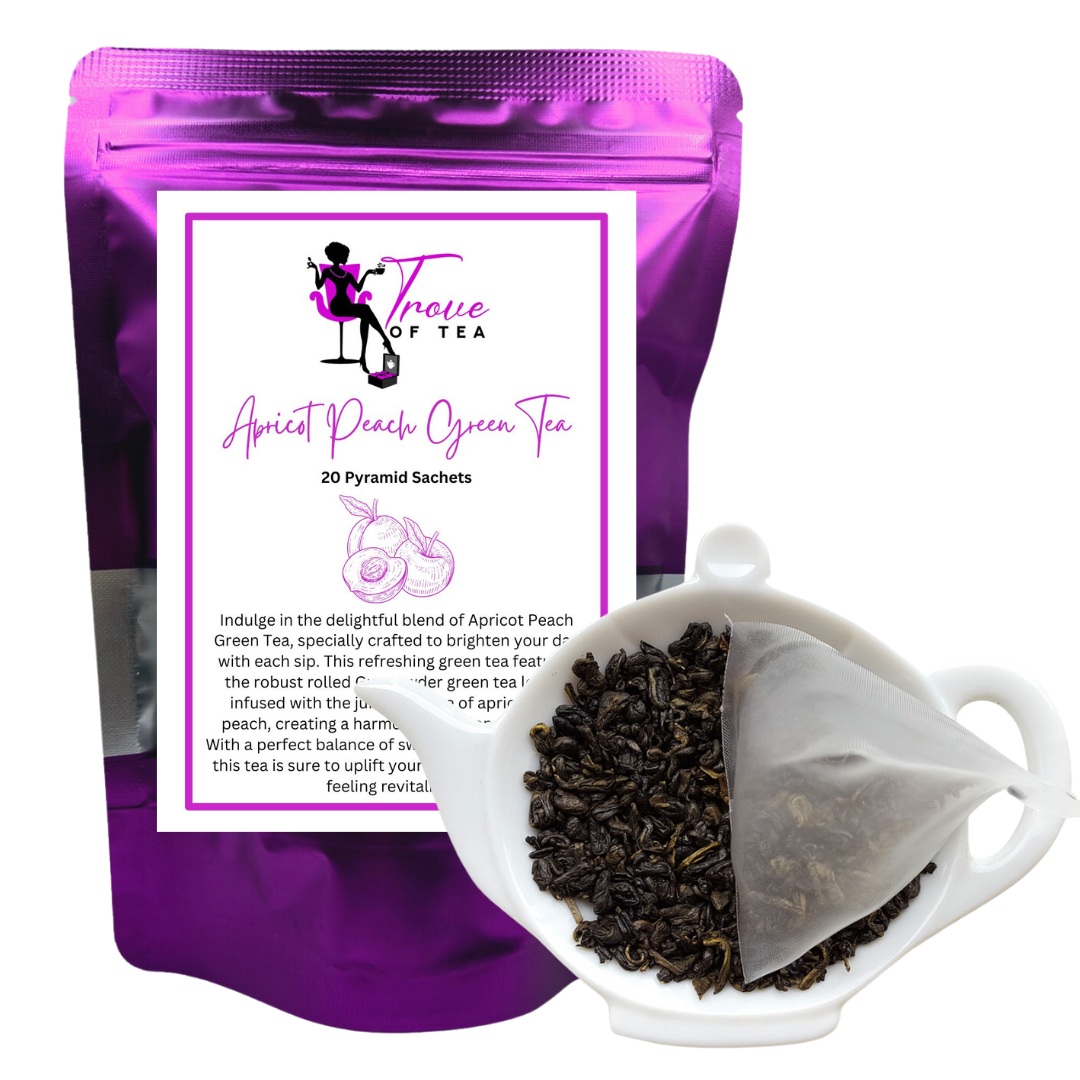 Apricot Peach Tea - Orchard Fruit Green Tea Blend