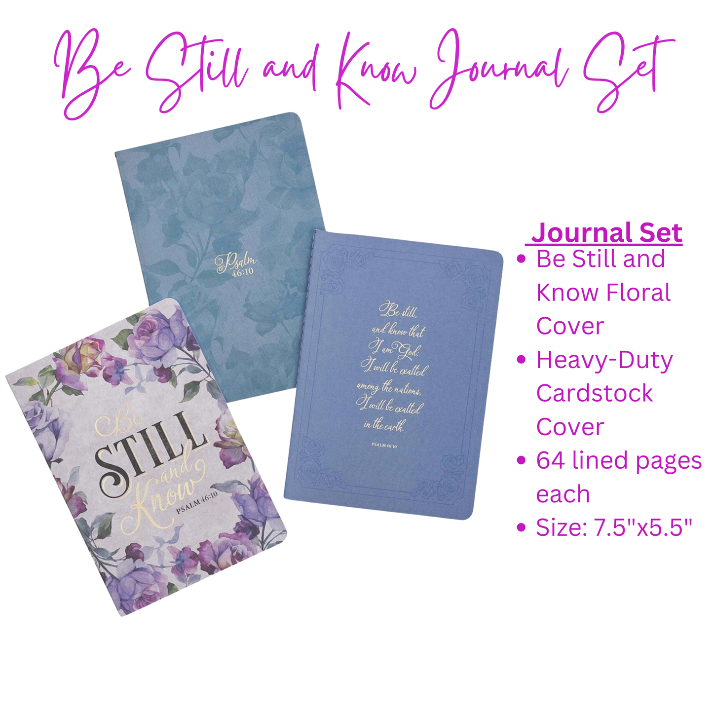 Be_Still_and_Know_Journal_Set Details