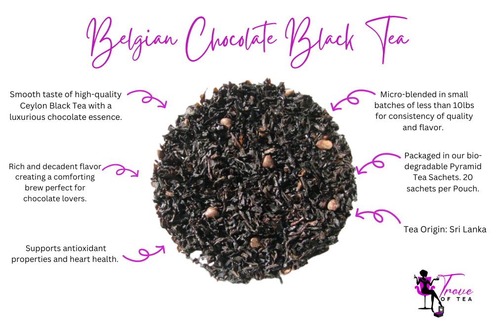 Decadent Chocolate Black Tea - Belgian Chocolate Tea Features