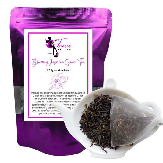 Jasmine Green Tea - Floral Blooming Tea