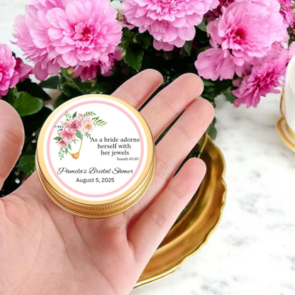 Floral Bridal Shower Tea Party Favor (Set of 10)