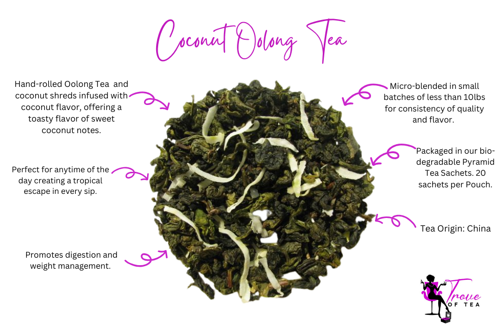 Creamy Coconut Oolong Tea Features