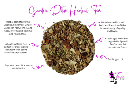 Soothing Garden Detox Herbal Tea Features