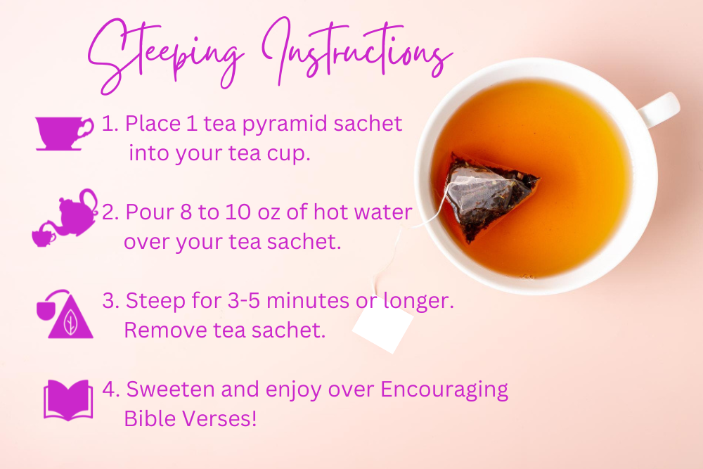 Trove of Tea Steeping Instructions