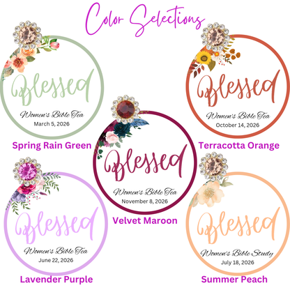 Blessed Bible Tea Party Favors for Prayer Circle and Women's Conference (Set of 10)