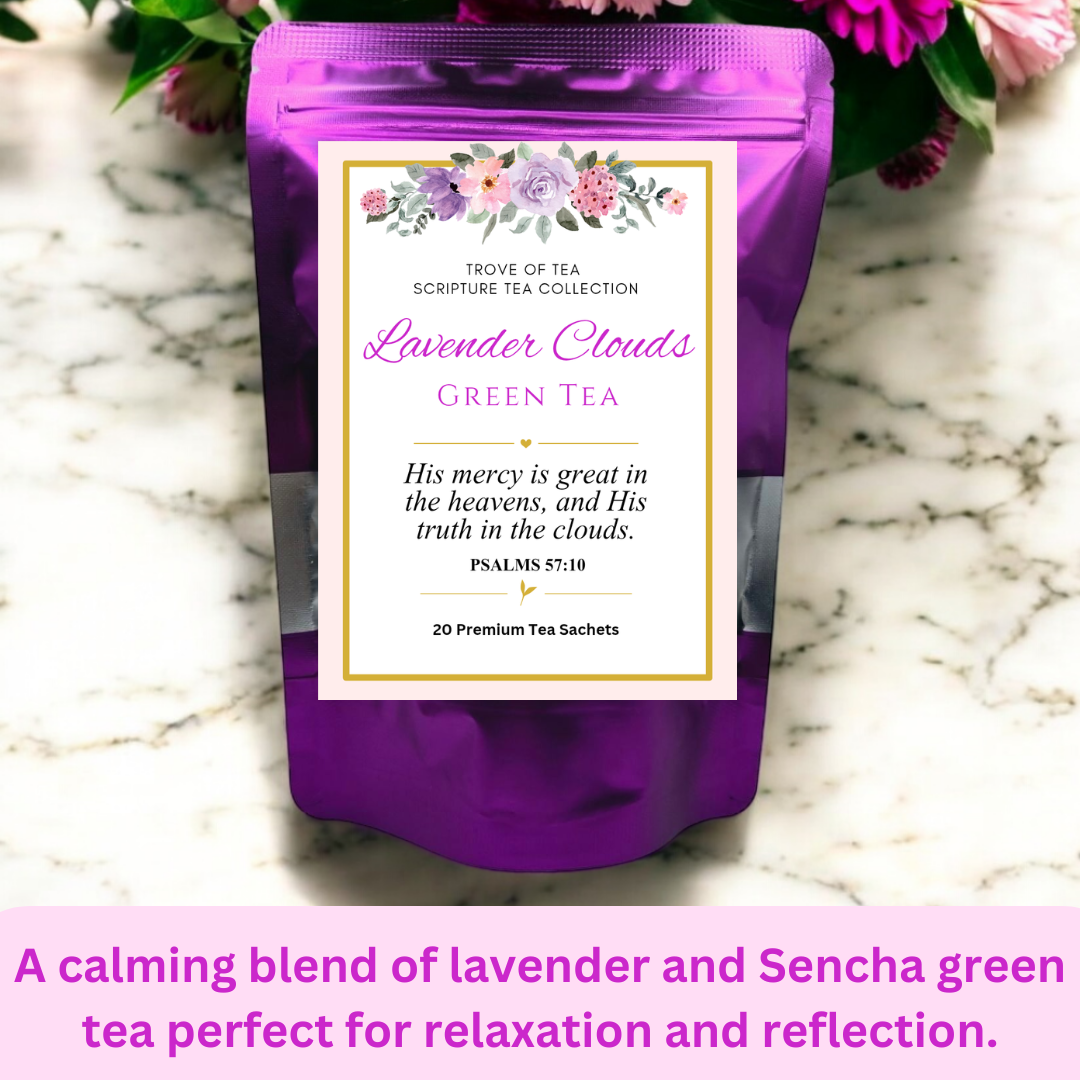 Lavender Clouds Green Tea Refill Bags