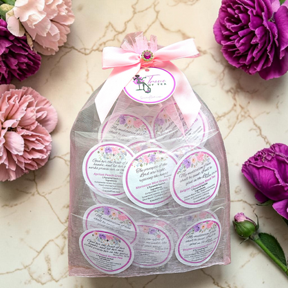 Taste and See Bible Tea Party Kit with Bible Verse Tea (32 Count)