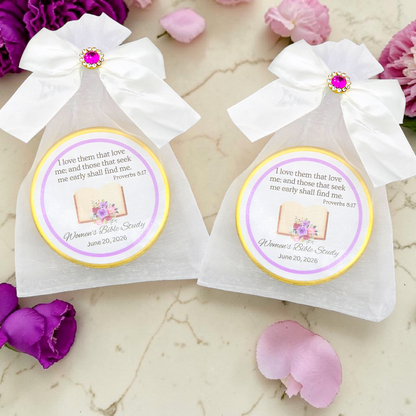 Seek and Find Ladies Ministry Tea Party Favors Scripture Tea Tins (Set of 10)