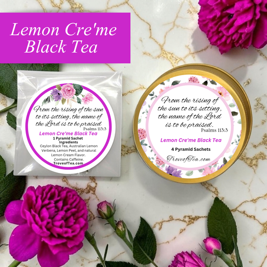Lemon Cre'me Black Tea Samples