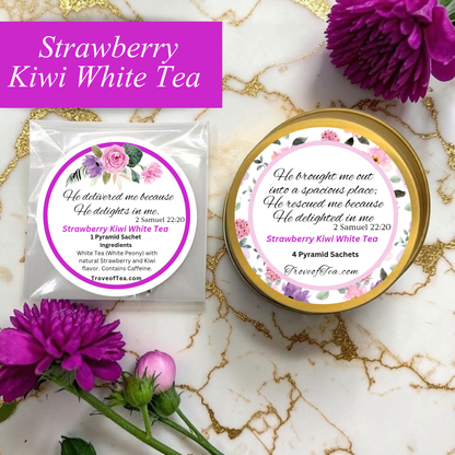 Strawberry Kiwi White Tea Samples