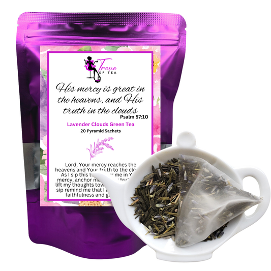 Lavender Clouds over Texas Green Tea