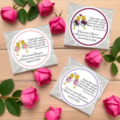 Glass Anniversary Bible Tea Bag Party Favor (Set of 20)