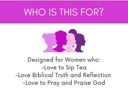 Resting in God Herbal Tea Sampler Gift Set with Scripture Tea Bags