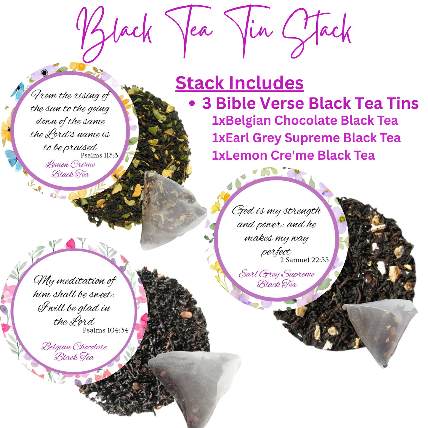 Taste and See Tins of Tea Sampler Set