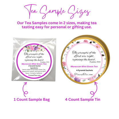 Moroccan Mint Green Tea Samples