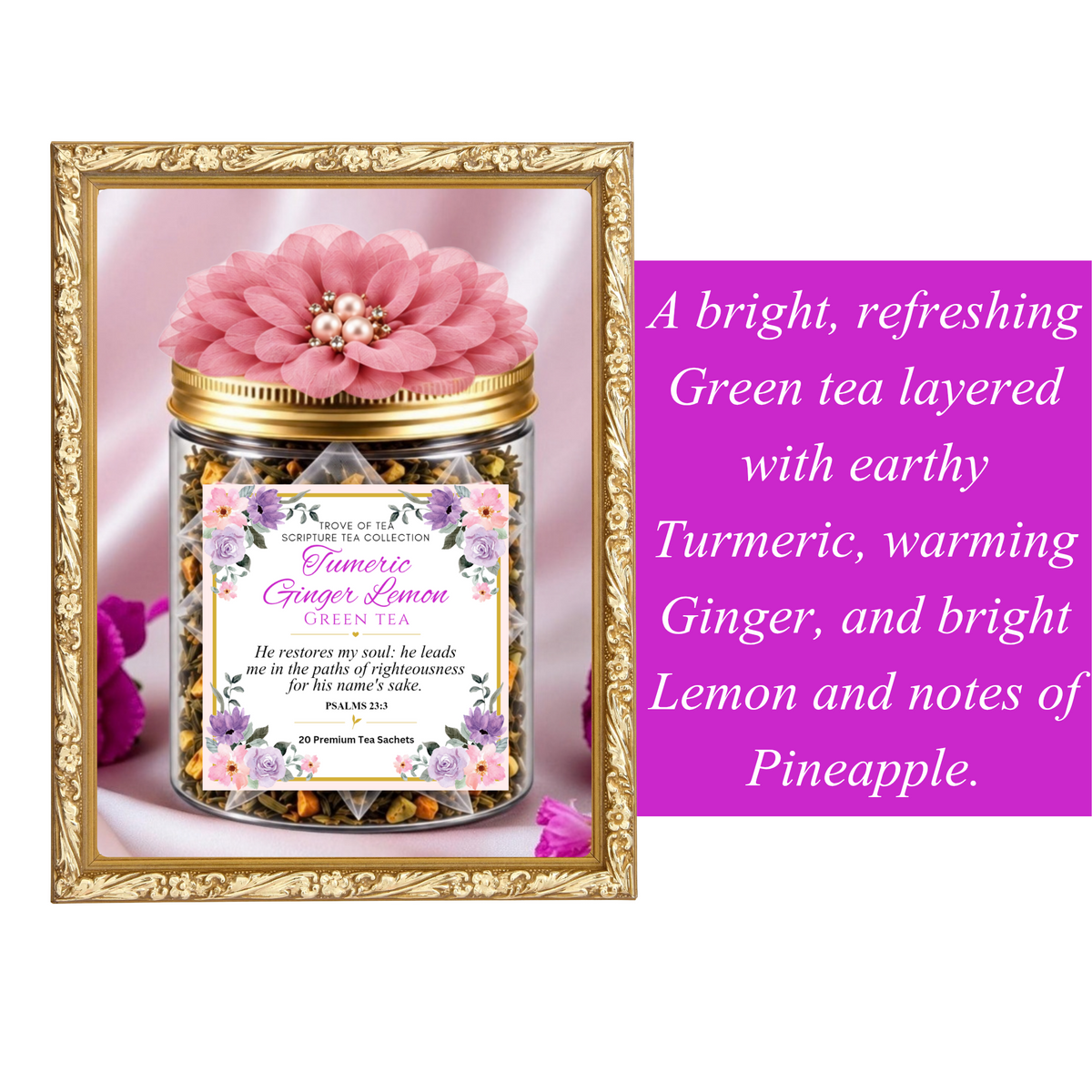 Tumeric Ginger Lemon Green Tea