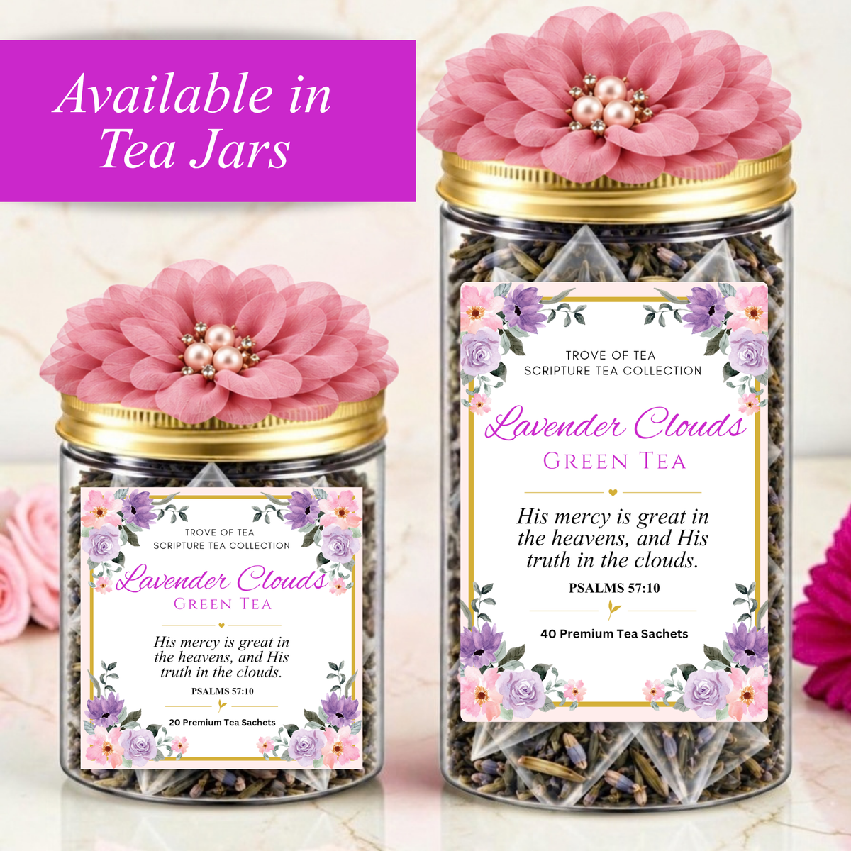 Lavender Clouds Green Tea