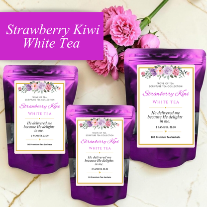Strawberry Kiwi White Tea Refill Bags