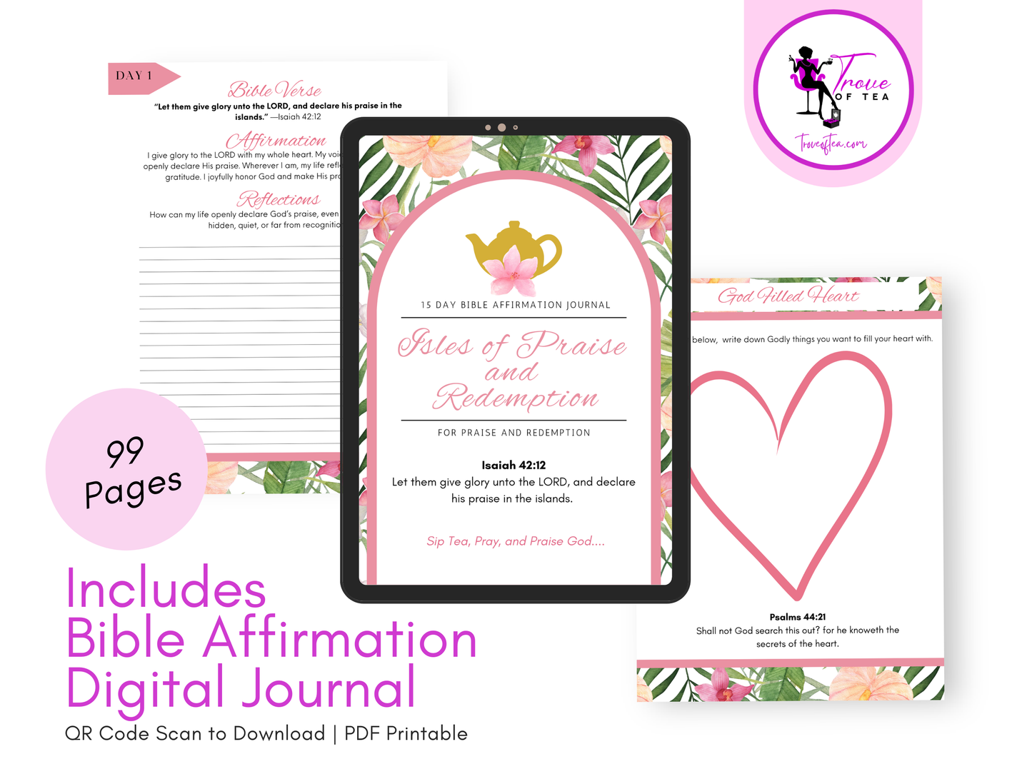 Isles of Praise and Redemption Summer Tea Bag Tin Gift Set