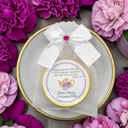 Teapot Scripture Tea Party Favors for Ladies (Set of 10)