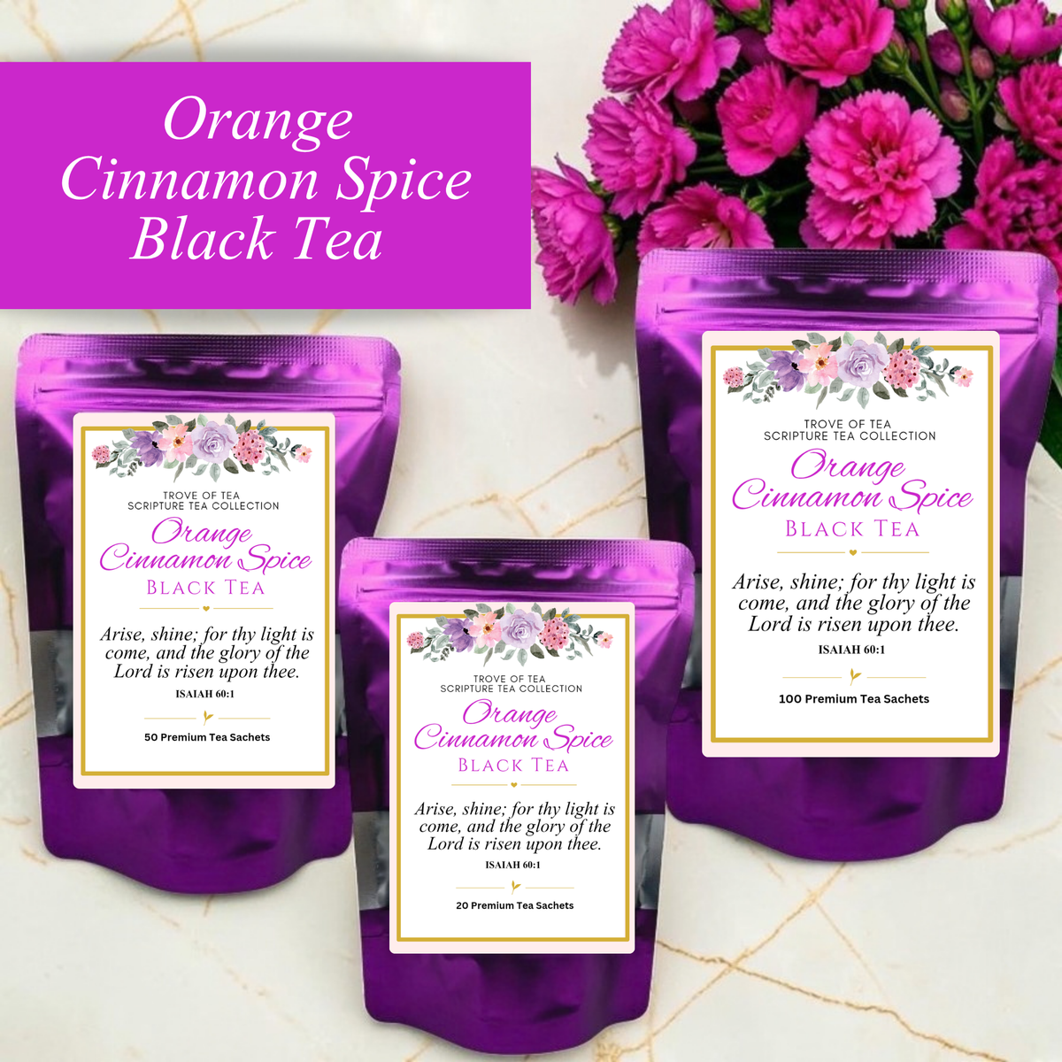 Orange Cinnamon Spice Black Tea Refill Bags