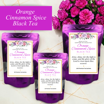 Orange Cinnamon Spice Black Tea Refill Bags