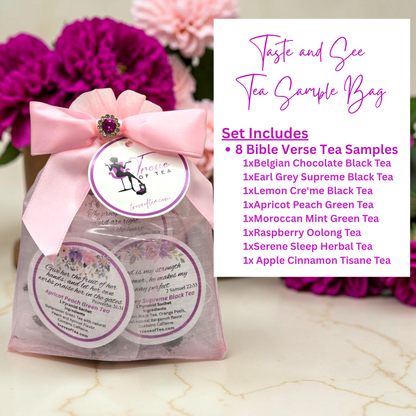 Taste and See Scripture Tea Bags Sampler Set