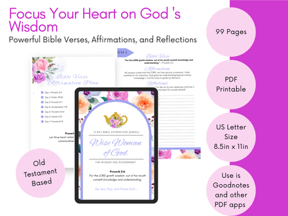 Wise Woman of God Oolong and White Tins of Tea Sampler Gift  with Bible Verses