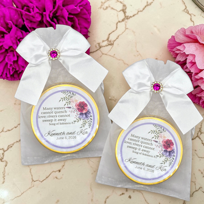 Right Floral Bible Tea Wedding Favors (Set of 10)