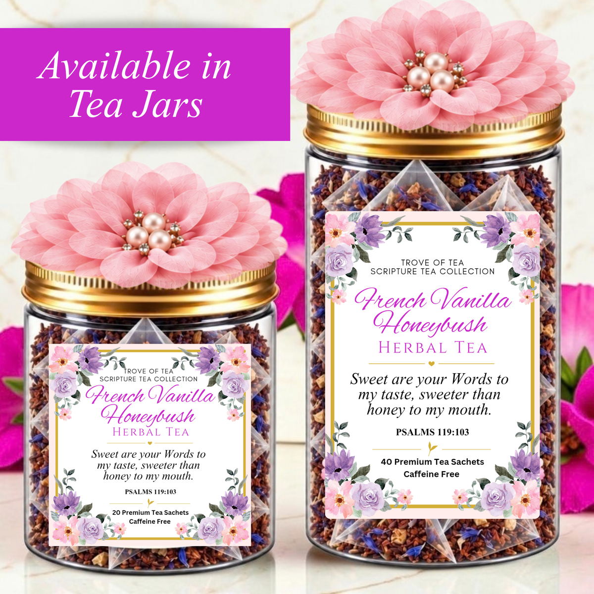 French Vanilla Honeybush Herbal Tea