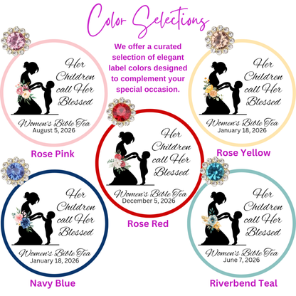 Blessed Woman Prayer Circle Bible Tea Party Favors (Set of 10)