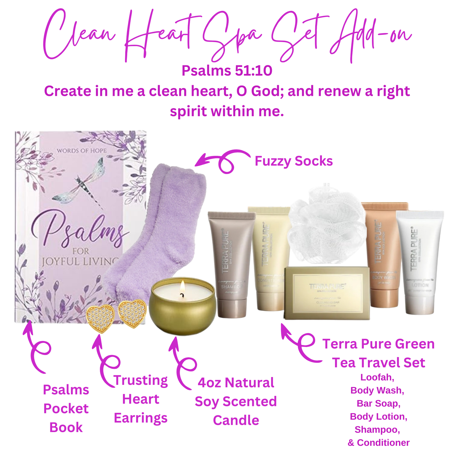 Resting in God Herbal Tea Sampler Gift Set with Scripture Tea Bags